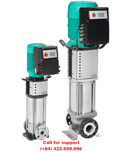 Bơm trục đứng đa tầng cánh Helix VE_Biến tần